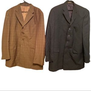 Lot of 2 Vintage Fubu Men's Blazers Jacket Sz 44L